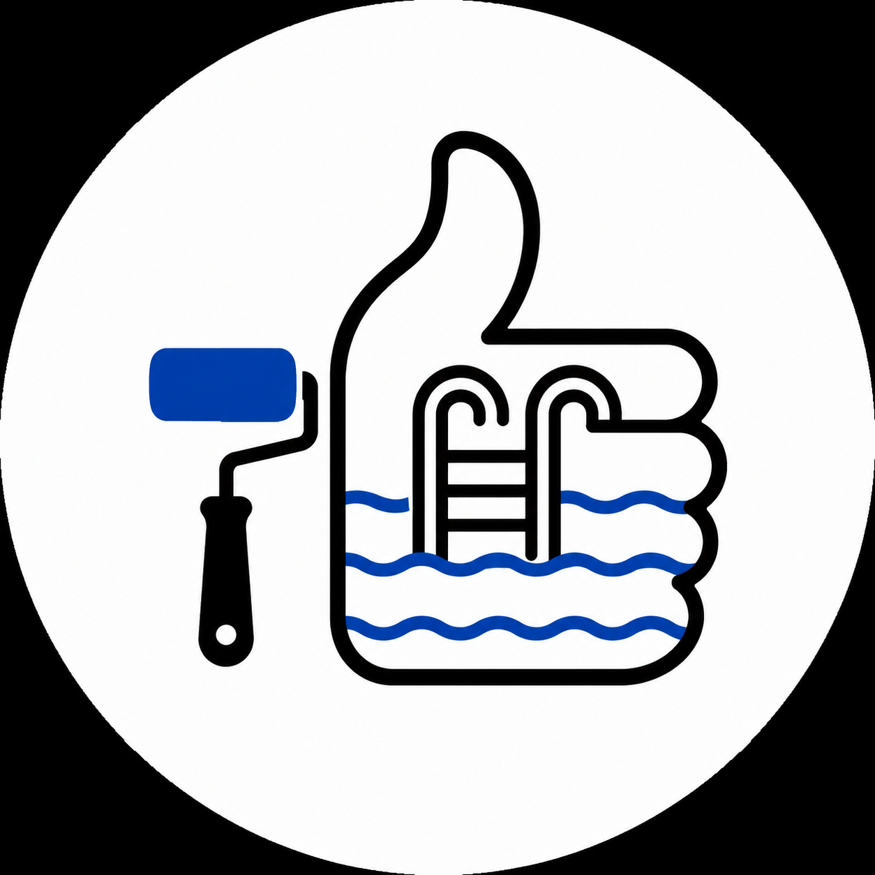 Swimming Pool Painting Restoration Services Logo